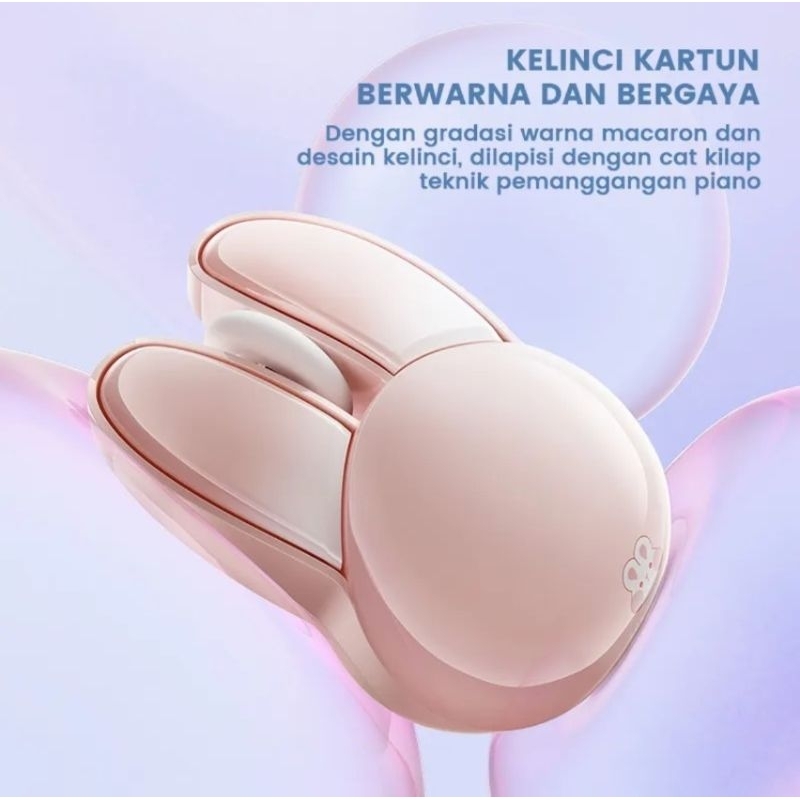 Mouse Wireless Allsize Silent Click – Desain Kelinci Lucu